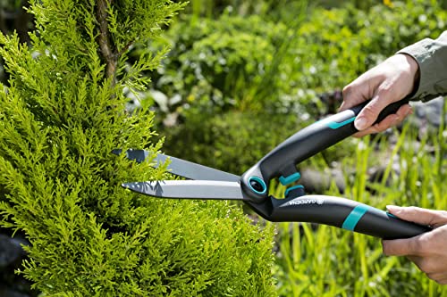 Gardena PrecisionCut Heckenschere 18 cm für präzisen Formschnitt, ergonomisch, türkis