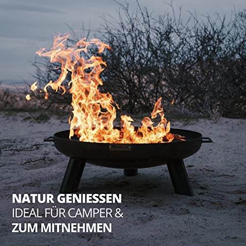 FINNWERK HARRI Feuerschale Rostoptik 70 cm aus Stahl, rustikal
