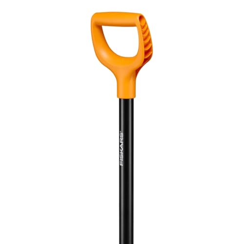 Fiskars Solid Gartenspaten, spitz, 116,6 cm, schwarz/orange