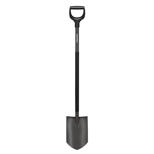 Fiskars Gärtnerspaten, spitz, für harte und steinige Böden, 125 cm
