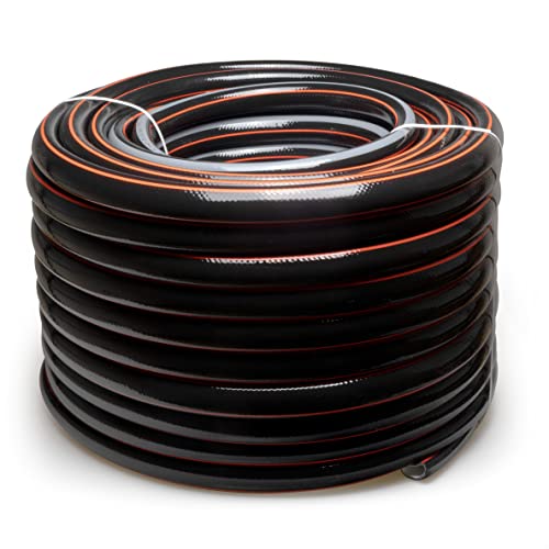 Flexibler 4-lagiger NAKA Carbon Gartenschlauch 50m mit 3/4 Zoll Durchmesser