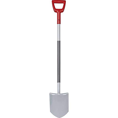 WOLF Garten ASP-D Spitzspaten, rot, mit ergonomischem D-Griff