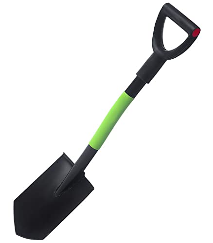 Garronda Gartenspaten aus Metall, 78 cm, Schwarz/Grün, Modell GD-0001