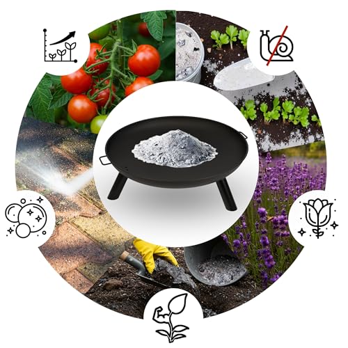 Berdsen Feuerschale 80 cm aus pulverbeschichtetem Stahl, schwarz