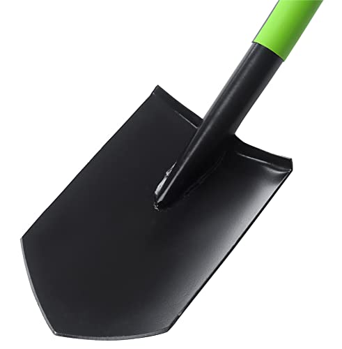 Garronda Gartenspaten aus Metall, 78 cm, Schwarz/Grün, Modell GD-0001