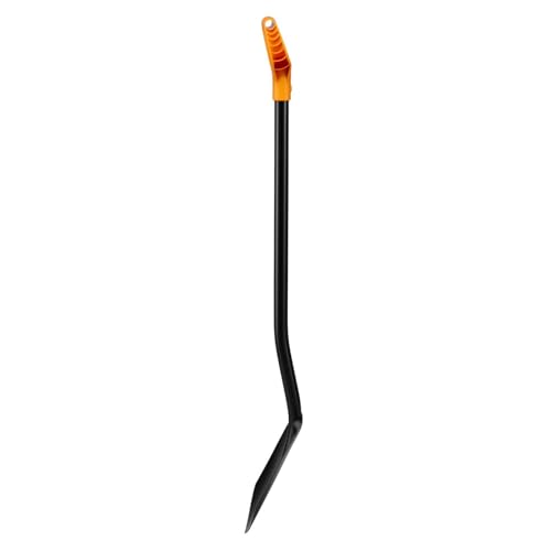 Fiskars Solid Gartenspaten, spitz, 116,6 cm, schwarz/orange
