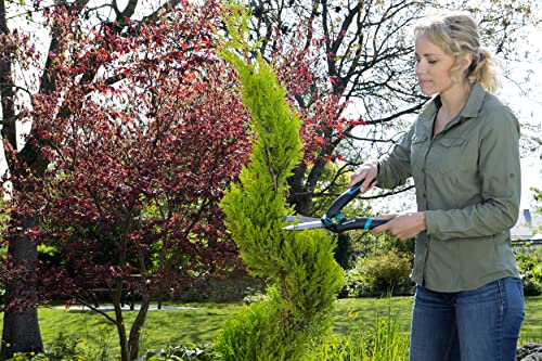 Gardena PrecisionCut Heckenschere 18 cm für präzisen Formschnitt, ergonomisch, türkis