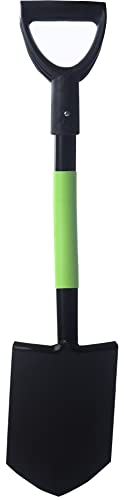 Garronda Gartenspaten aus Metall, 78 cm, Schwarz/Grün, Modell GD-0001