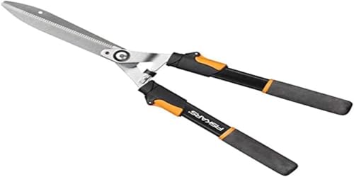Fiskars Teleskop-Heckenschere HS13 mit SoftGrip-Griffen, 63–83 cm, Schwarz/Orange