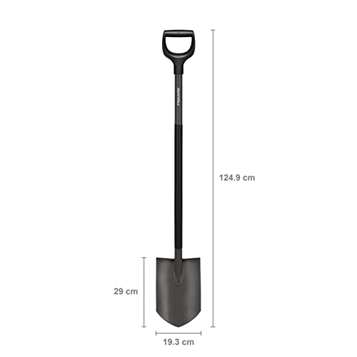 Fiskars Gärtnerspaten, spitz, für harte und steinige Böden, 125 cm
