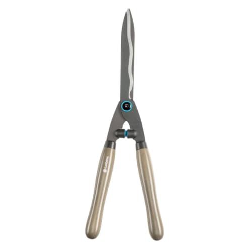 Gardena NatureCut Heckenschere mit 23 cm Messerlänge und Holzgriffen