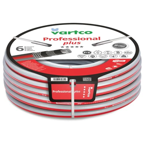 Vartco Professional Plus 6-lagiger Trinkwasserschlauch für Gartenbewässerung und Lebensmittelanwendungen